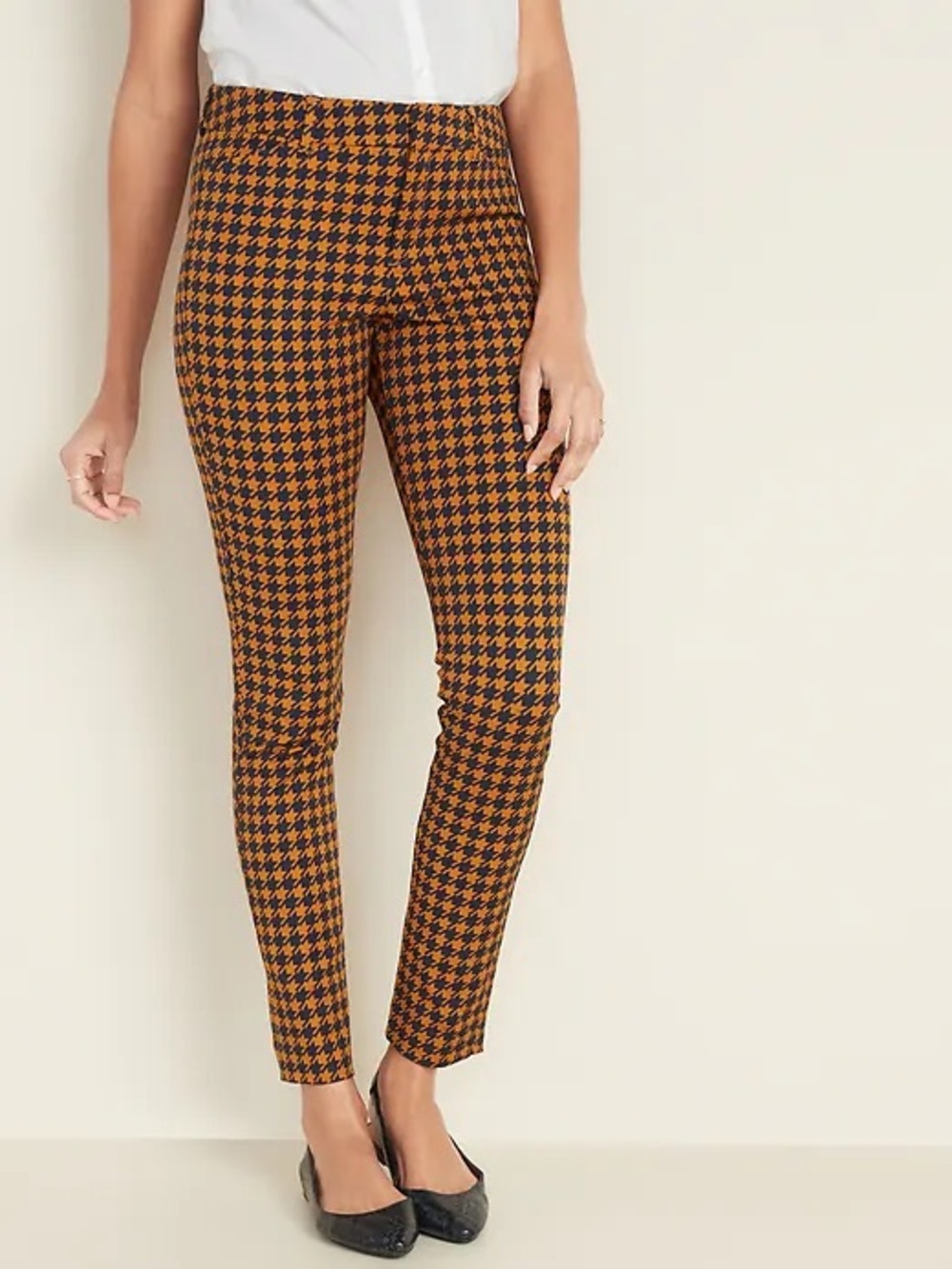 Mid-Rise Printed Pixie Ankle Pants for Women